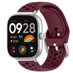 Cinturino per orologio sportivo in silicone con fibbia argentata xDfind, For Xiaomi Band 10 Pro / 9 Pro / Redmi Watch 6, For Redmi Watch 3 Active / Watch 3 Lite