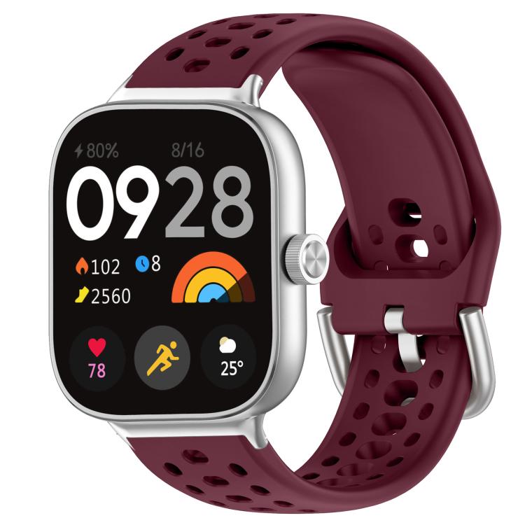 Cinturino per orologio sportivo in silicone con fibbia argentata xDfind, For Xiaomi Band 10 Pro / 9 Pro / Redmi Watch 6, For Redmi Watch 3 Active / Watch 3 Lite