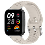 Cinturino per orologio sportivo in silicone con fibbia argentata xDfind, For Redmi Watch 3