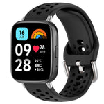 Cinturino per orologio sportivo in silicone con fibbia argentata xDfind, For Xiaomi Band 10 Pro / 9 Pro / Redmi Watch 6, For Redmi Watch 3 Active / Watch 3 Lite