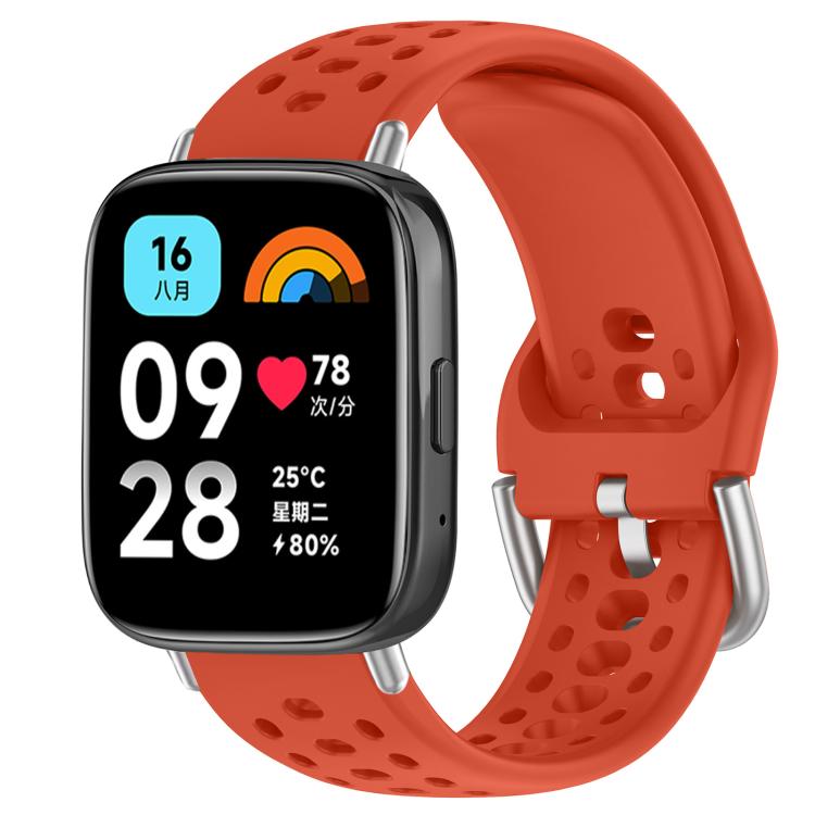 Cinturino per orologio sportivo in silicone con fibbia argentata xDfind, For Xiaomi Band 10 Pro / 9 Pro / Redmi Watch 6, For Redmi Watch 3 Active / Watch 3 Lite
