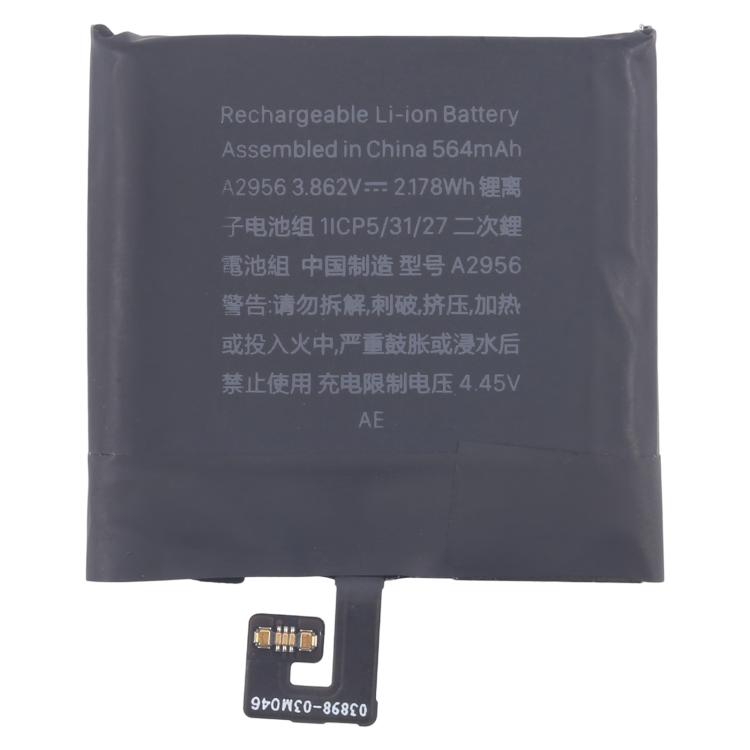 Sostituzione della batteria, For Apple Watch Ultra 2 49mm A2956 564mAh, For Apple Watch Series 9 41mm A2954 282mAh, For Apple Watch Ultra 49mm A2749 542mAh, For Apple Watch Series 7 41mm A2663 284mAh, For Apple Watch Series 6 40mm  A2345 265.9mAh