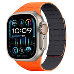 Cinturino per orologio magnetico in silicone xDfind con colori a contrasto, For Apple Watch 42 / 44 / 45 / 46 / 49mm, For Apple Watch 38 / 40 / 41 / S10 42mm