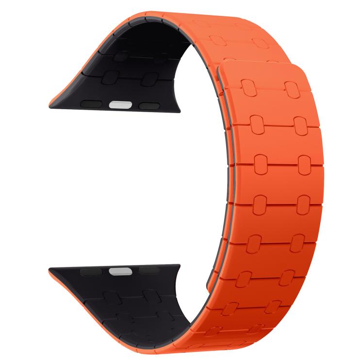 Cinturino per orologio magnetico in silicone xDfind con colori a contrasto, For Apple Watch 42 / 44 / 45 / 46 / 49mm, For Apple Watch 38 / 40 / 41 / S10 42mm