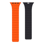 Cinturino per orologio magnetico in silicone xDfind con colori a contrasto, For Apple Watch 42 / 44 / 45 / 46 / 49mm, For Apple Watch 38 / 40 / 41 / S10 42mm