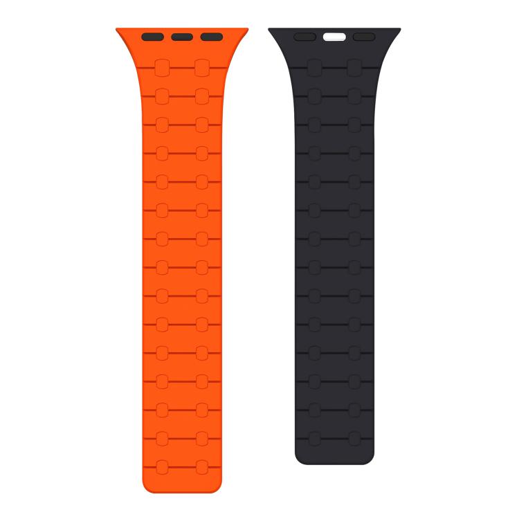 Cinturino per orologio magnetico in silicone xDfind con colori a contrasto, For Apple Watch 42 / 44 / 45 / 46 / 49mm, For Apple Watch 38 / 40 / 41 / S10 42mm