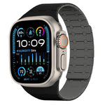 Cinturino per orologio magnetico in silicone xDfind con colori a contrasto, For Apple Watch 42 / 44 / 45 / 46 / 49mm, For Apple Watch 38 / 40 / 41 / S10 42mm