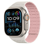 Cinturino per orologio magnetico in silicone xDfind con colori a contrasto, For Apple Watch 42 / 44 / 45 / 46 / 49mm, For Apple Watch 38 / 40 / 41 / S10 42mm