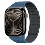 Cinturino per orologio magnetico in silicone xDfind con colori a contrasto, For Apple Watch 42 / 44 / 45 / 46 / 49mm, For Apple Watch 38 / 40 / 41 / S10 42mm