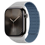 Cinturino per orologio magnetico in silicone xDfind con colori a contrasto, For Apple Watch 42 / 44 / 45 / 46 / 49mm, For Apple Watch 38 / 40 / 41 / S10 42mm