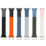 Cinturino per orologio magnetico in silicone xDfind con colori a contrasto, For Apple Watch 42 / 44 / 45 / 46 / 49mm, For Apple Watch 38 / 40 / 41 / S10 42mm
