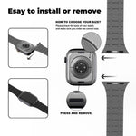 Cinturino per orologio magnetico in silicone xDfind con colori a contrasto, For Apple Watch 42 / 44 / 45 / 46 / 49mm, For Apple Watch 38 / 40 / 41 / S10 42mm
