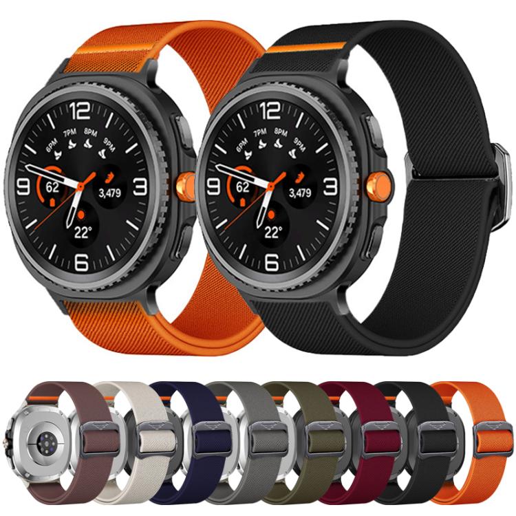 Cinturino per orologio xDfind in nylon elastico, For Samsung Galaxy Watch8 / 8 Classic