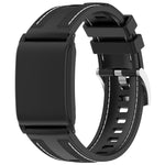 Cinturino per orologio xDfind ibrido in nylon intrecciato e silicone, For WHOOP 5.0 / 4.0