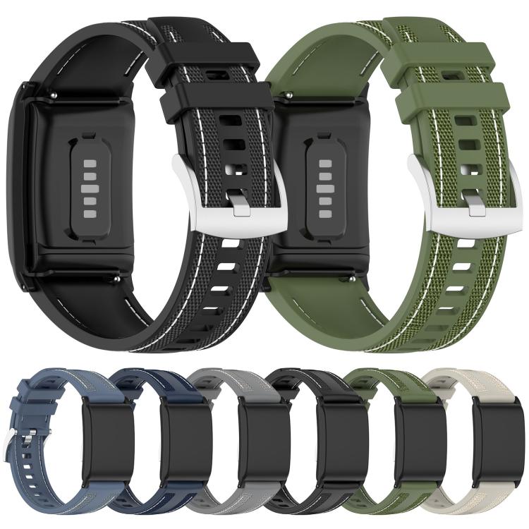 Cinturino per orologio xDfind ibrido in nylon intrecciato e silicone, For WHOOP 5.0 / 4.0