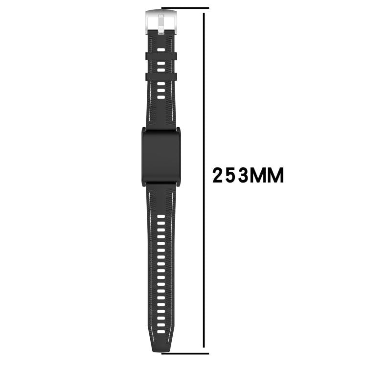 Cinturino per orologio xDfind ibrido in nylon intrecciato e silicone, For WHOOP 5.0 / 4.0