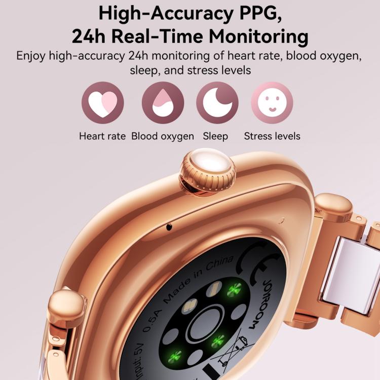 Smartwatch JOYROOM JR-FS1 Star Series con schermo AMOLED da 1,7 pollici e impermeabilità fino a 1 ATM.