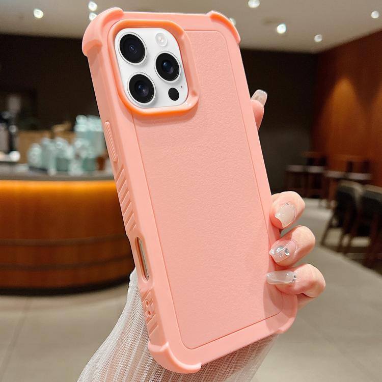 Custodia per telefono antiurto ibrida in TPU e PC a tinta unita., For iPhone 16 Pro Max, For iPhone 16 Pro, For iPhone 16 Plus, For iPhone 16