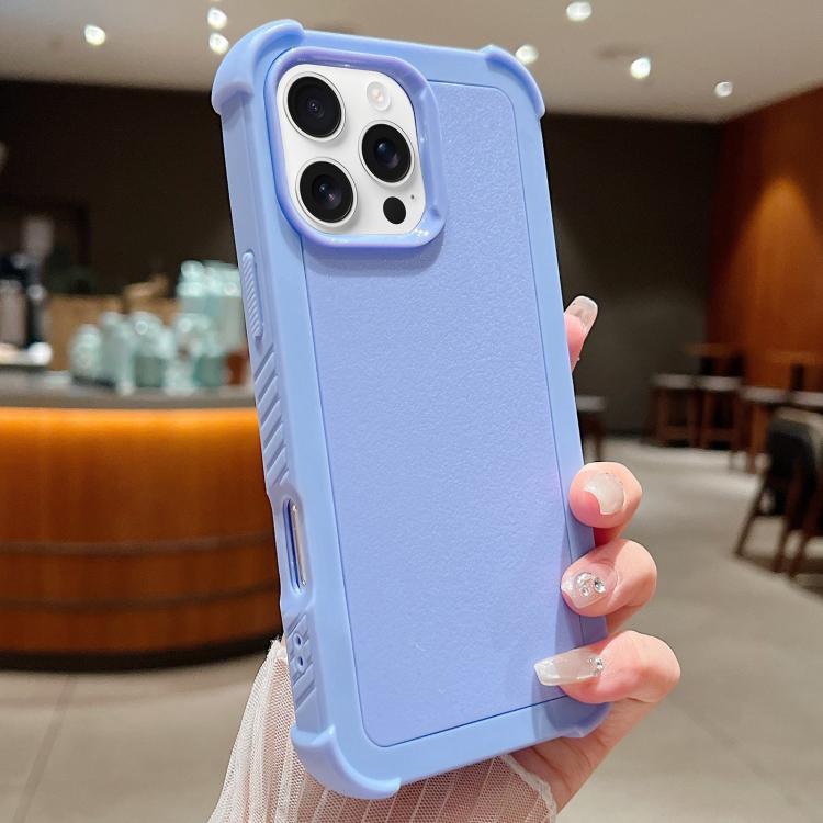Custodia per telefono antiurto ibrida in TPU e PC a tinta unita., For iPhone 16 Pro Max, For iPhone 16 Pro, For iPhone 16 Plus, For iPhone 16