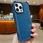 Custodia per telefono antiurto ibrida in TPU e PC a tinta unita., For iPhone 16 Pro Max, For iPhone 16 Pro, For iPhone 16 Plus, For iPhone 16
