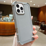 Custodia per telefono antiurto ibrida in TPU e PC a tinta unita., For iPhone 16 Pro Max, For iPhone 16 Pro, For iPhone 16 Plus, For iPhone 16