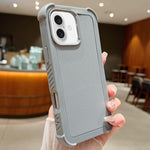 Custodia per telefono antiurto ibrida in TPU e PC a tinta unita., For iPhone 16 Pro Max, For iPhone 16 Pro, For iPhone 16 Plus, For iPhone 16