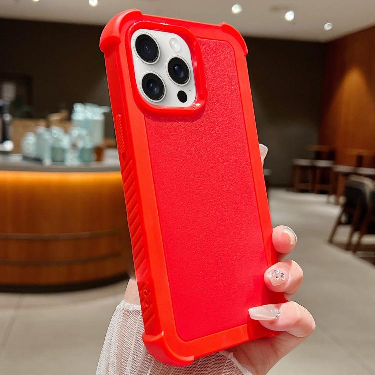 Custodia per telefono antiurto ibrida in TPU e PC a tinta unita., For iPhone 15 Pro Max, For iPhone 15 Pro, For iPhone 15 Plus, For iPhone 15