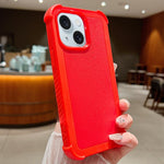 Custodia per telefono antiurto ibrida in TPU e PC a tinta unita., For iPhone 15 Pro Max, For iPhone 15 Pro, For iPhone 15 Plus, For iPhone 15