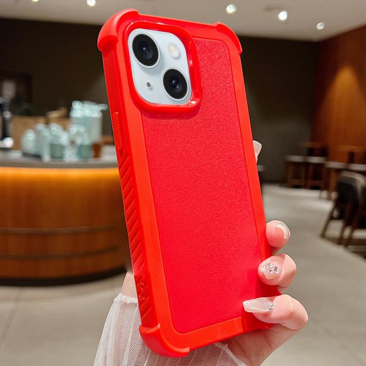 Custodia per telefono antiurto ibrida in TPU e PC a tinta unita., For iPhone 15 Pro Max, For iPhone 15 Pro, For iPhone 15 Plus, For iPhone 15