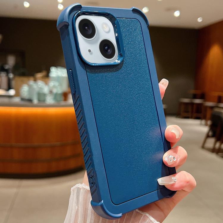 Custodia per telefono antiurto ibrida in TPU e PC a tinta unita., For iPhone 15 Pro Max, For iPhone 15 Pro, For iPhone 15 Plus, For iPhone 15