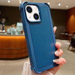 Custodia per telefono antiurto ibrida in TPU e PC a tinta unita., For iPhone 14 Plus, For iPhone 14, For iPhone 14 Pro, For iPhone 14 Pro Max