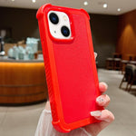 Custodia per telefono antiurto ibrida in TPU e PC a tinta unita., For iPhone 14 Plus, For iPhone 14, For iPhone 14 Pro, For iPhone 14 Pro Max