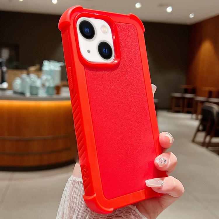 Custodia per telefono antiurto ibrida in TPU e PC a tinta unita., For iPhone 14 Plus, For iPhone 14, For iPhone 14 Pro, For iPhone 14 Pro Max