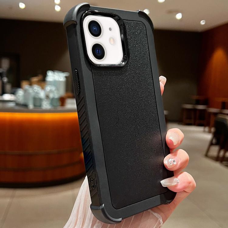 Custodia per telefono antiurto ibrida in TPU e PC a tinta unita., For iPhone 13, For iPhone 12 / 12 Pro, For iPhone 11