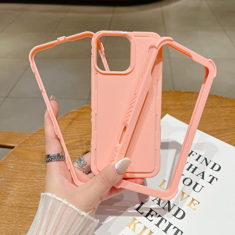Custodia per telefono antiurto ibrida in TPU e PC a tinta unita., For iPhone 16 Pro Max, For iPhone 16 Pro, For iPhone 16 Plus, For iPhone 16