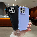 Custodia per telefono antiurto ibrida in TPU e PC a tinta unita., For iPhone 15 Pro Max, For iPhone 15 Pro, For iPhone 15 Plus, For iPhone 15