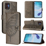 Custodia per telefono in pelle con farfalla in rilievo, For Samsung Galaxy XCover7 Pro