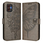 Custodia per telefono in pelle con farfalla in rilievo, For Samsung Galaxy XCover7 Pro