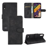 Tinta unita Skin Feel Fibbia magnetica Flip orizzontale Custodia in pelle PU con struttura in vitello con supporto e slot per schede e portafoglio, For LG K22, For OPPO  F17 Pro / A93 / Reno4 Lite, For Fujitsu F-42A / F-01L, For Motorola Moto G9 Plus