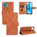 Tinta unita Skin Feel Fibbia magnetica Flip orizzontale Custodia in pelle PU con struttura in vitello con supporto e slot per schede e portafoglio, For LG K22, For OPPO  F17 Pro / A93 / Reno4 Lite, For Fujitsu F-42A / F-01L, For Motorola Moto G9 Plus