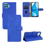 Tinta unita Skin Feel Fibbia magnetica Flip orizzontale Custodia in pelle PU con struttura in vitello con supporto e slot per schede e portafoglio, For LG K22, For OPPO  F17 Pro / A93 / Reno4 Lite, For Fujitsu F-42A / F-01L, For Motorola Moto G9 Plus