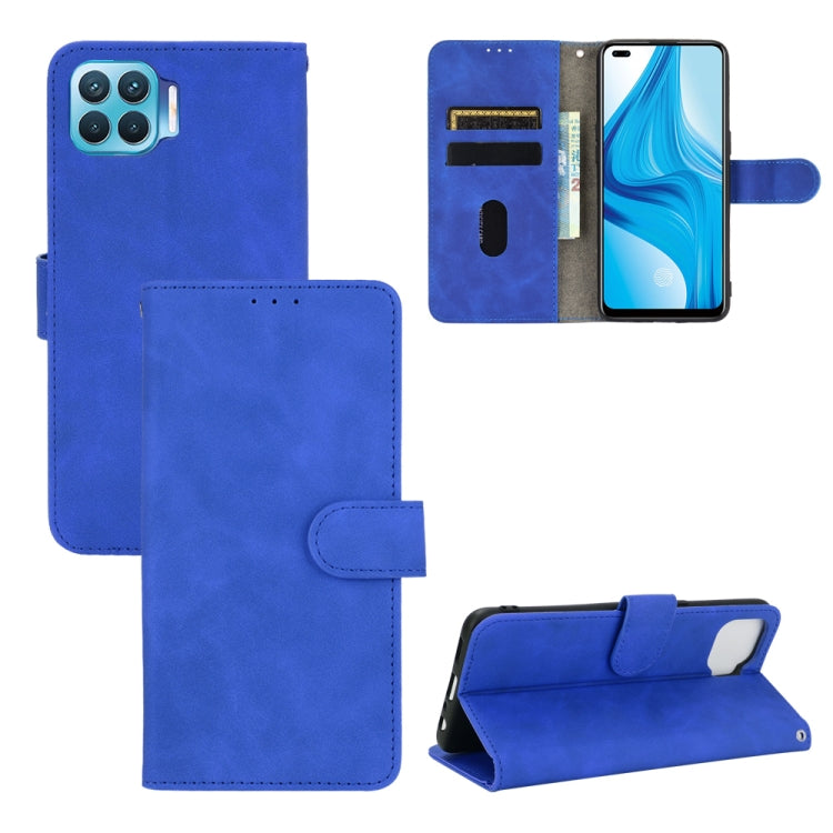 Tinta unita Skin Feel Fibbia magnetica Flip orizzontale Custodia in pelle PU con struttura in vitello con supporto e slot per schede e portafoglio, For LG K22, For OPPO  F17 Pro / A93 / Reno4 Lite, For Fujitsu F-42A / F-01L, For Motorola Moto G9 Plus