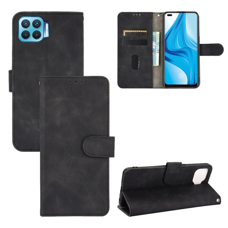 Tinta unita Skin Feel Fibbia magnetica Flip orizzontale Custodia in pelle PU con struttura in vitello con supporto e slot per schede e portafoglio, For LG K22, For OPPO  F17 Pro / A93 / Reno4 Lite, For Fujitsu F-42A / F-01L, For Motorola Moto G9 Plus