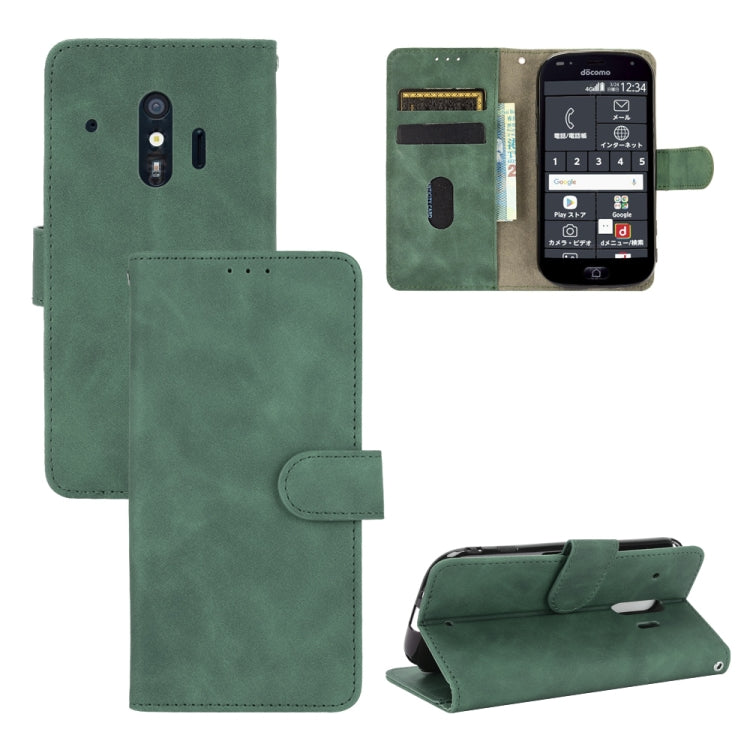 Tinta unita Skin Feel Fibbia magnetica Flip orizzontale Custodia in pelle PU con struttura in vitello con supporto e slot per schede e portafoglio, For LG K22, For OPPO  F17 Pro / A93 / Reno4 Lite, For Fujitsu F-42A / F-01L, For Motorola Moto G9 Plus