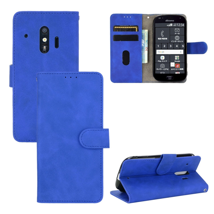 Tinta unita Skin Feel Fibbia magnetica Flip orizzontale Custodia in pelle PU con struttura in vitello con supporto e slot per schede e portafoglio, For LG K22, For OPPO  F17 Pro / A93 / Reno4 Lite, For Fujitsu F-42A / F-01L, For Motorola Moto G9 Plus