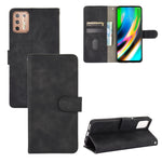 Tinta unita Skin Feel Fibbia magnetica Flip orizzontale Custodia in pelle PU con struttura in vitello con supporto e slot per schede e portafoglio, For LG K22, For OPPO  F17 Pro / A93 / Reno4 Lite, For Fujitsu F-42A / F-01L, For Motorola Moto G9 Plus