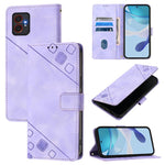 Custodia per telefono in similpelle goffrata con effetto pelle., For Samsung Galaxy XCover7 Pro