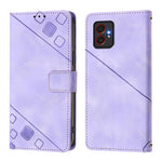 Custodia per telefono in similpelle goffrata con effetto pelle., For Samsung Galaxy XCover7 Pro