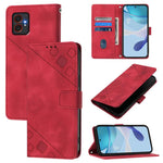 Custodia per telefono in similpelle goffrata con effetto pelle., For Samsung Galaxy XCover7 Pro