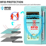Portafoglio in pelle con protezione RFID e ciondolo a forma di cuore in rilievo con cane., For Galaxy A06 / A07, For Galaxy A56 5G, For Galaxy A36 5G, For Galaxy A15 4G / 5G